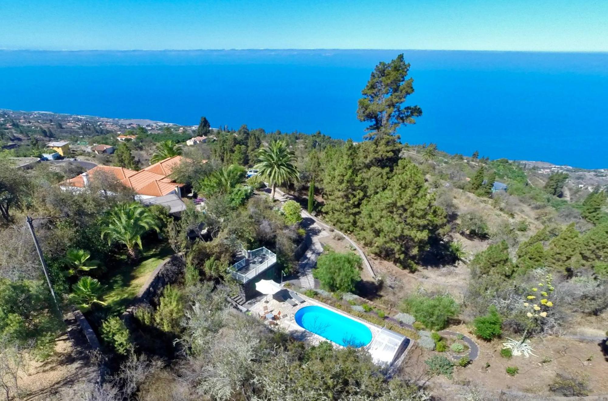 Feriendomizil Finca Tijarafe Mit Beheiztem, Abdeckbarem Pool Экстерьер фото